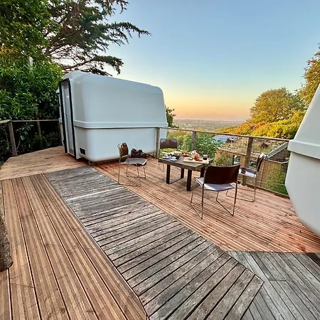 Insolites Avec Vue Panoramique Lägenhet La Pernelle