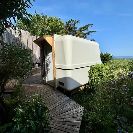 Insolites Avec Vue Panoramique Lägenhet La Pernelle